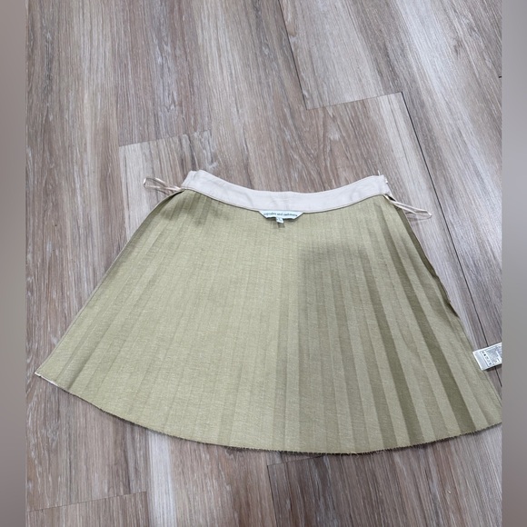 cupcakes & cashmere Size 6 Cream A-Line Skirt - Picture 12 of 15